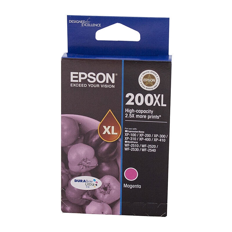 Genuine Epson 200XL Magenta Ink Cartridge