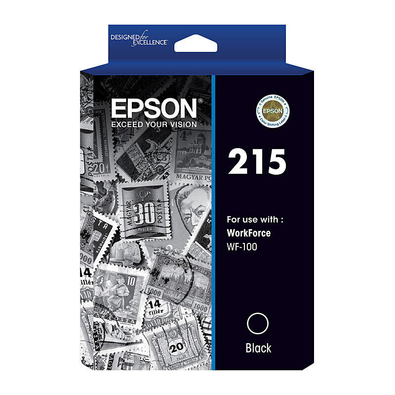 Genuine Epson 215 Black Ink Cartridge