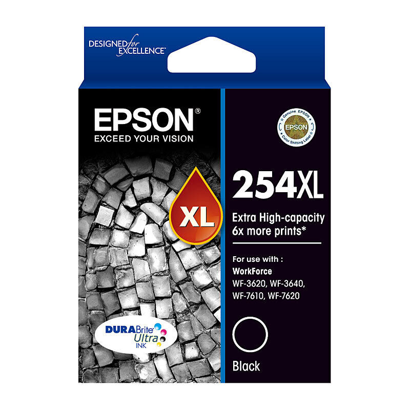 Genuine Epson 254XL Black Ink Cartridge