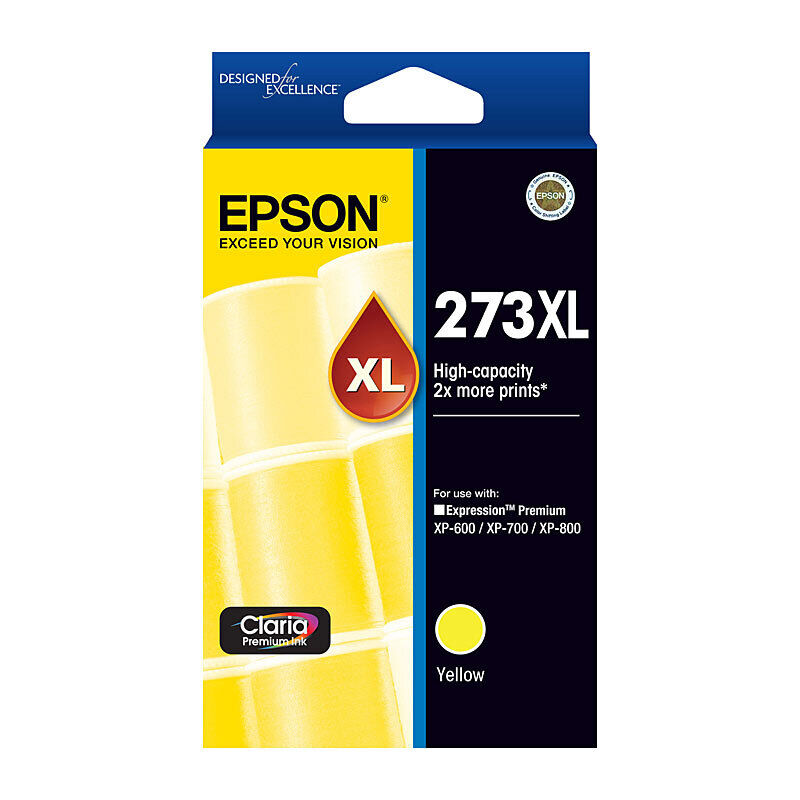Genuine Epson 273XL Yellow Ink Cartridge
