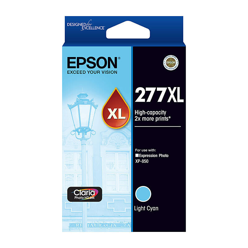 Genuine Epson 277XL Lt Cyan Ink Cartridge