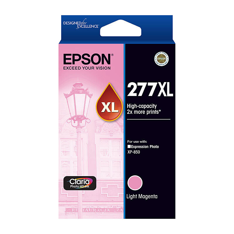 Genuine Epson 277XL Lt Magenta Ink Cartridge
