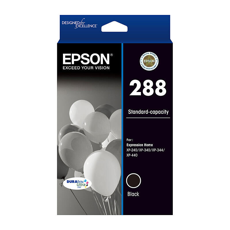 Genuine Epson 288 Black Ink Cartridge