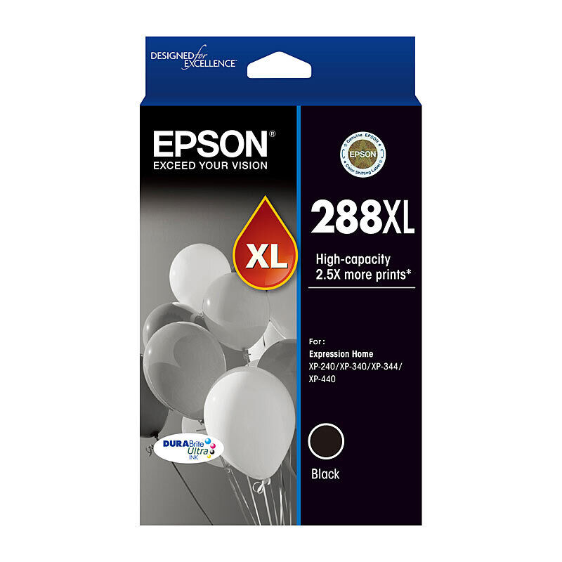 Genuine Epson 288XL Black Ink Cartridge