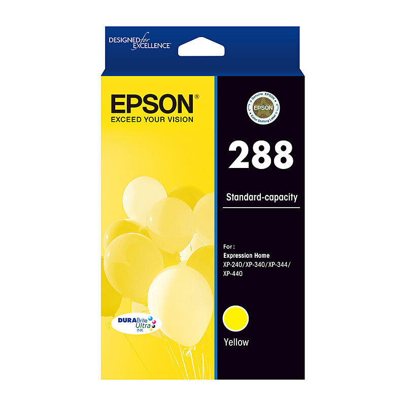 Genuine Epson 288 Yellow Ink Cartridge