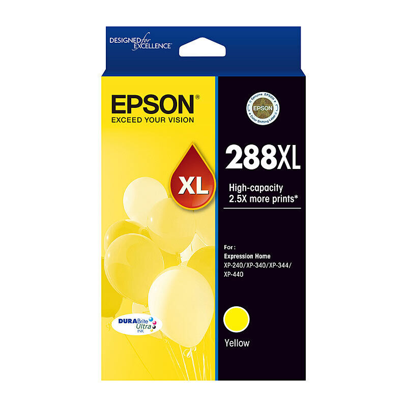 Genuine Epson 288XL Yellow Ink Cartridge