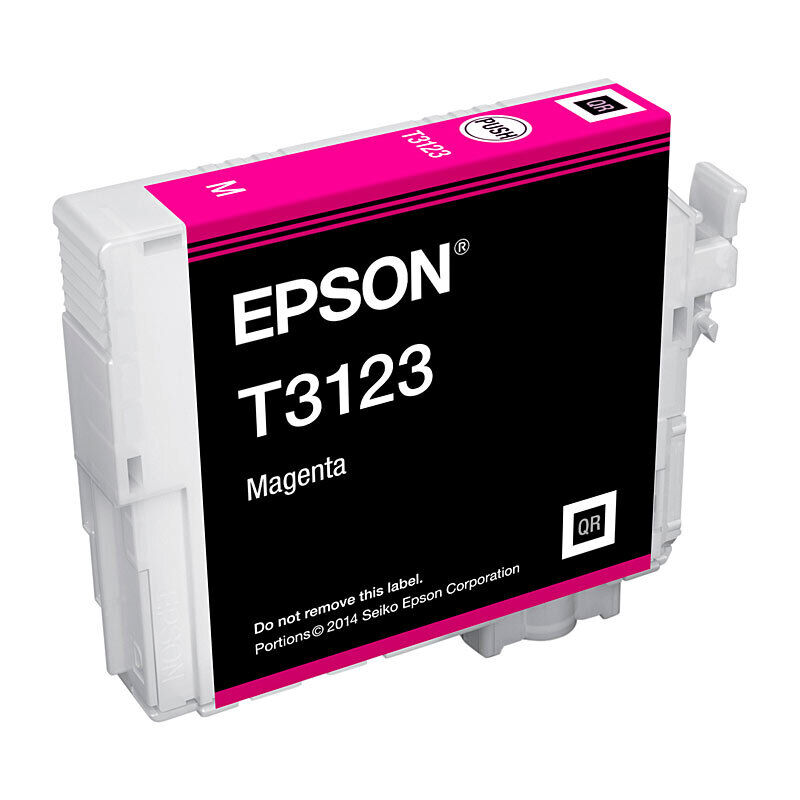 Genuine Epson T3123 Magenta Ink Cartridge