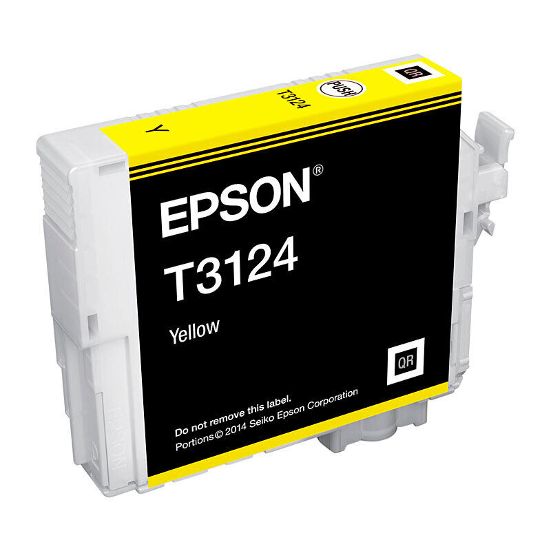 Genuine Epson T3124 Yellow Ink Cartridge