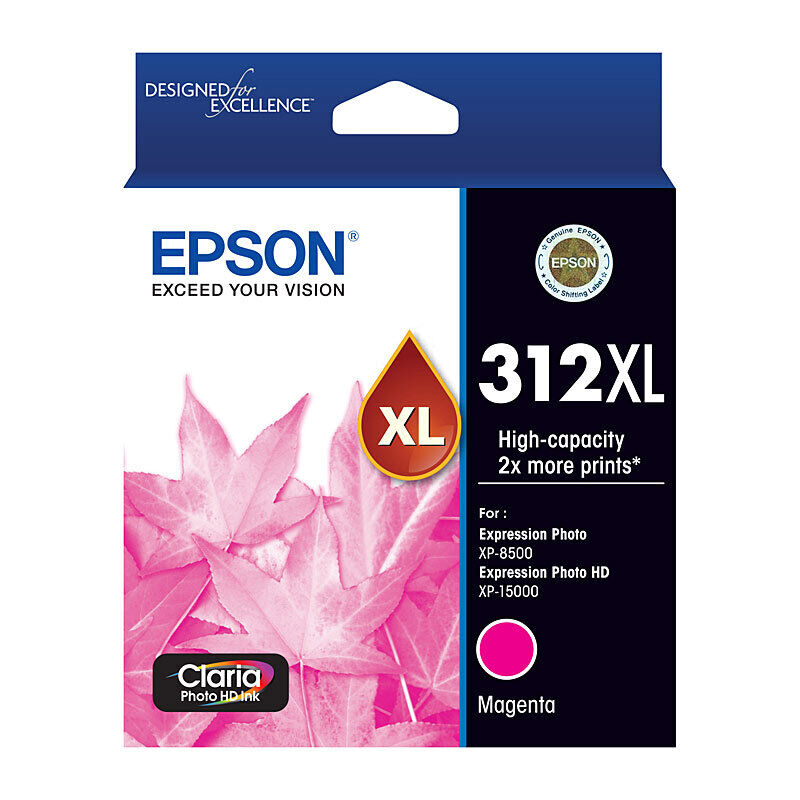Genuine Epson 312XL Magenta Ink Cartridge
