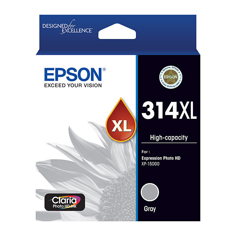 Genuine Epson 314XL Grey Ink Cartridge