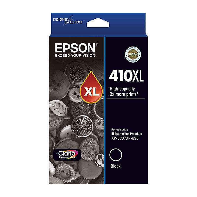 Genuine Epson 410XL Photo Black Ink Cartridge