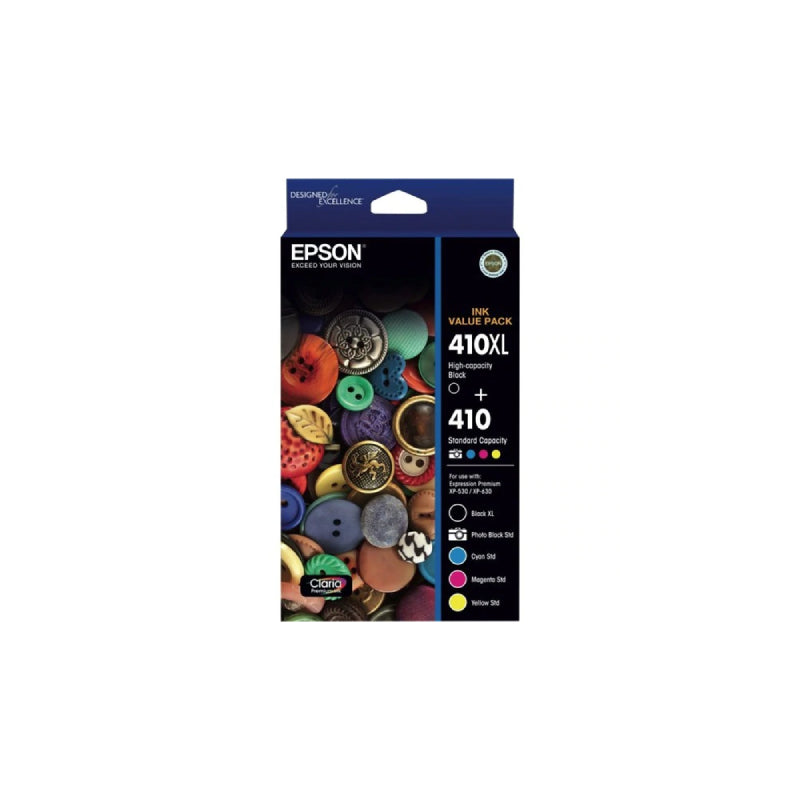 Genuine Epson 410 Ink Value Pack