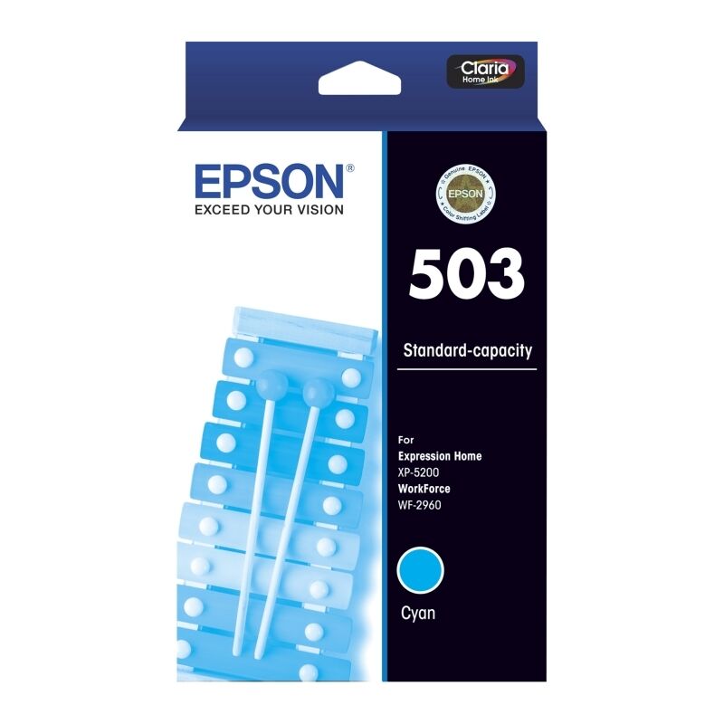 Genuine Epson 503 Cyan Ink Cartridge