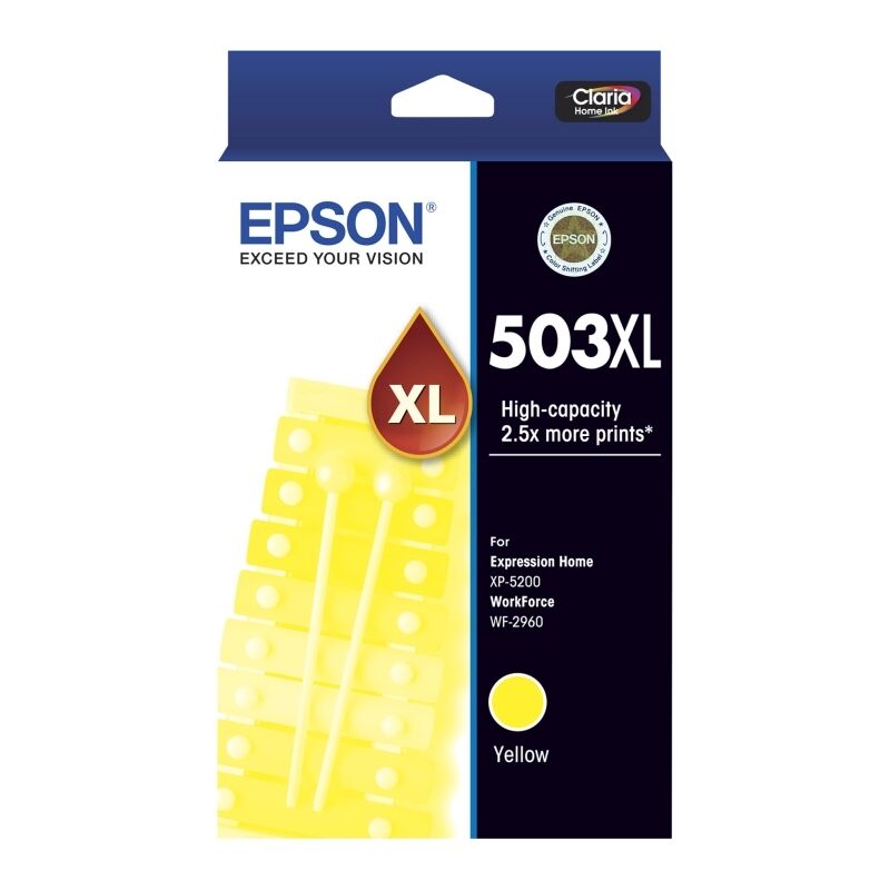 Genuine Epson 503XL Yellow Ink Cartridge