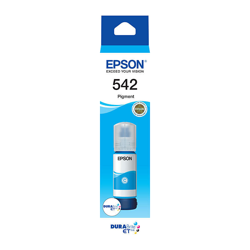 Genuine Epson T542 Cyan EcoTank