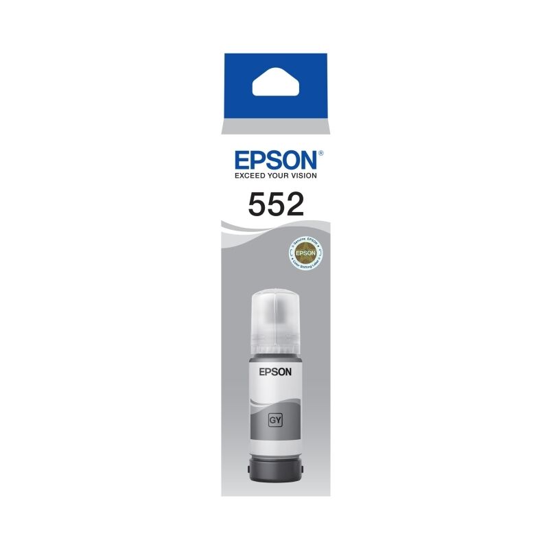 Genuine Epson T552 Grey EcoTank