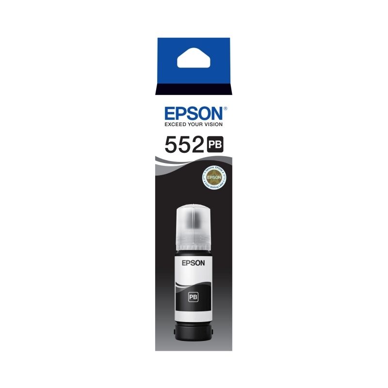 Genuine Epson T552 Ph Black EcoTank