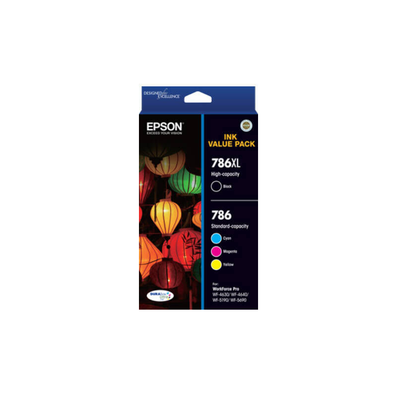 Genuine Epson 786 Ink Value Pack