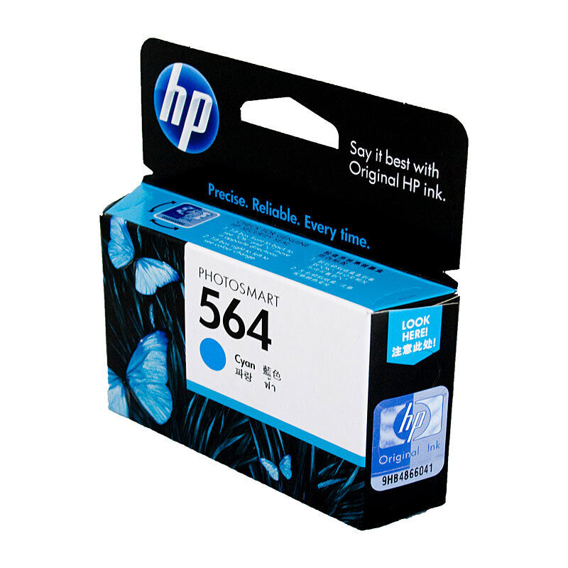 Genuine HP #564 Cyan Ink Cartridge CB318WA