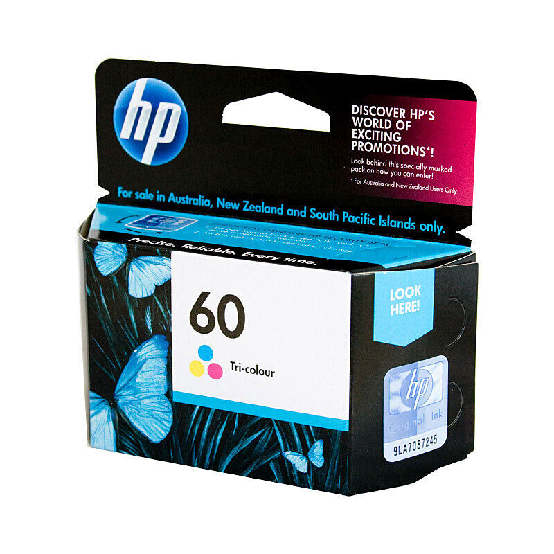 Genuine HP #60 Tri Colour Ink CC643WA