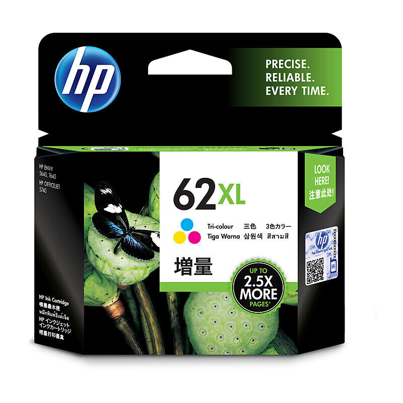Genuine HP #62XL Tri Col Ink C2P07AA