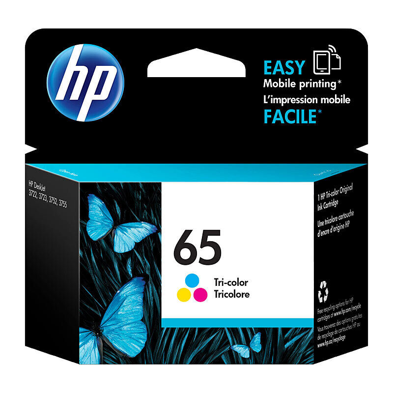 Genuine HP #65 Tri Col Ink N9K01AA