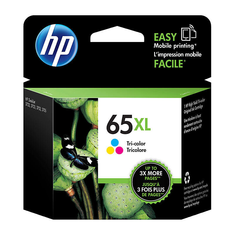 Genuine HP #65XL Tri Col Ink N9K03AA