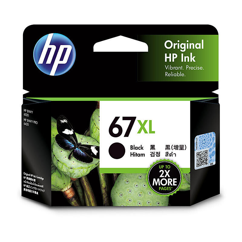 Genuine HP #67XL Black Ink 3YM57AA