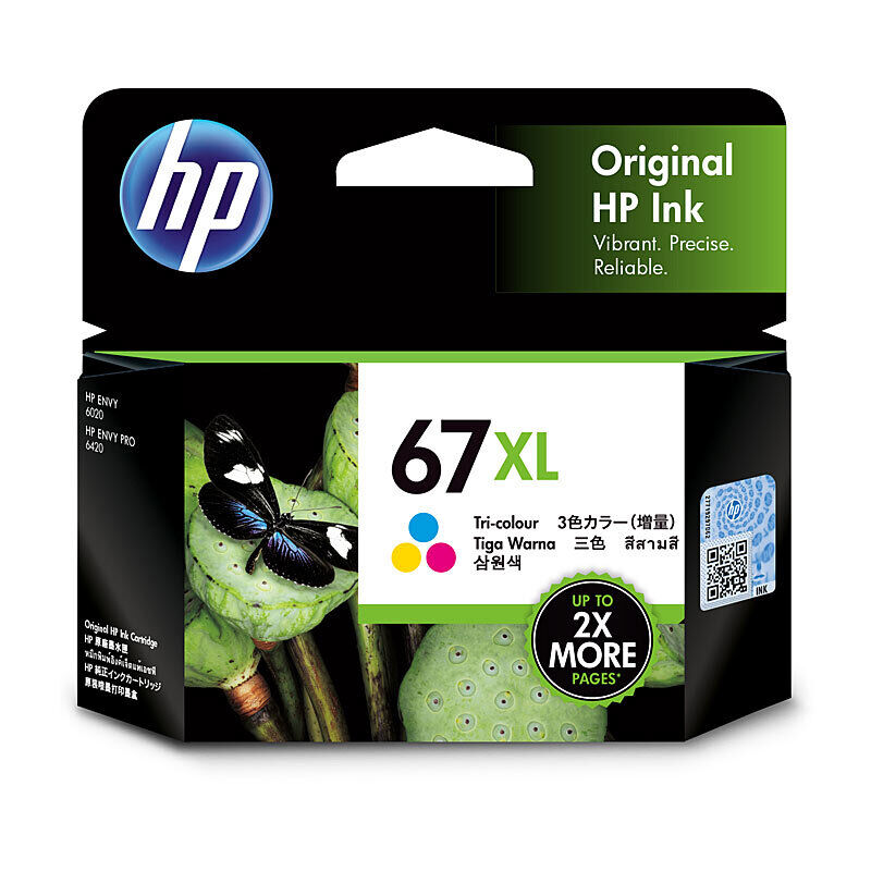 Genuine HP #67XL Tri Col Ink 3YM58AA