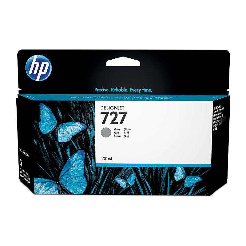 Genuine HP #727 130ml Grey Ink 3WX15A