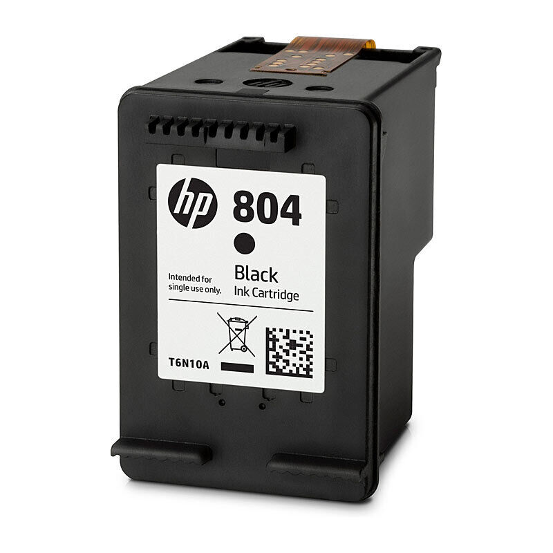 Genuine HP #804 Black Ink T6N10AA