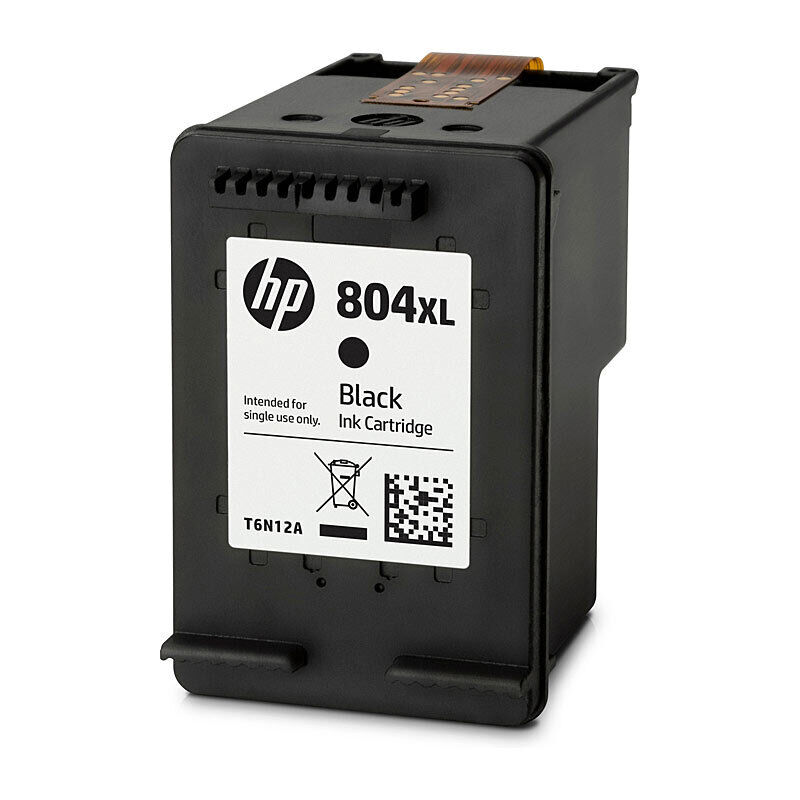 Genuine HP #804XL Black Ink T6N12AA