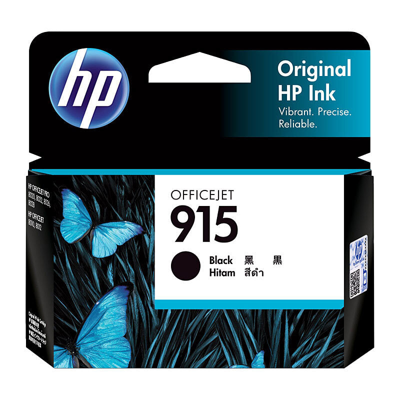 Genuine HP #915 Black Ink 3YM18AA