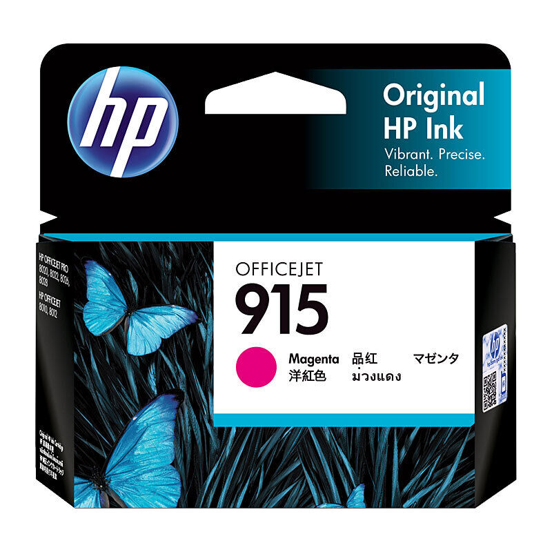 Genuine HP #915 Magenta Ink 3YM16AA