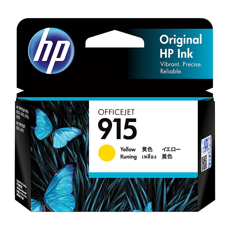 Genuine HP #915 Yellow Ink 3YM17AA