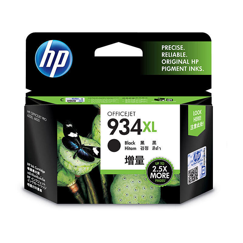 Genuine HP #934 Black XL Ink C2P23AA
