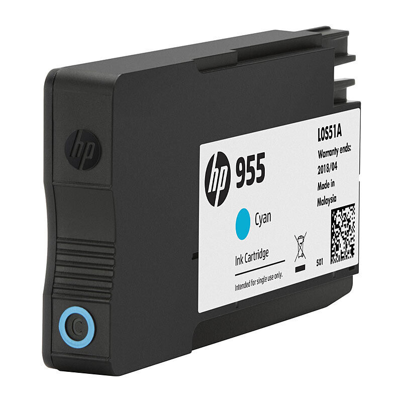 Genuine HP #955 Cyan Ink L0S51AA