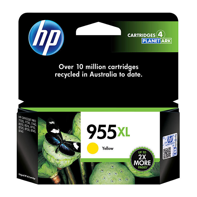 Genuine HP #955XL Yellow Ink L0S69AA