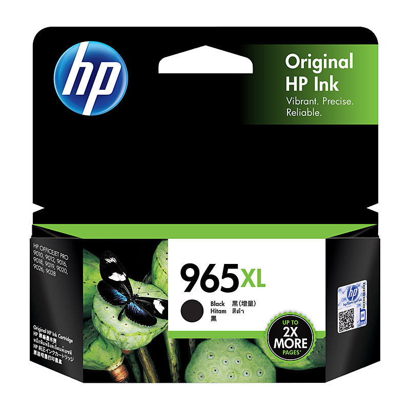 Genuine HP #965XL Black Ink 3JA84AA