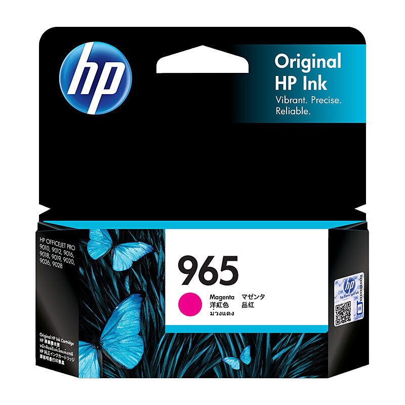 Genuine HP #965 Magenta Ink 3JA78AA
