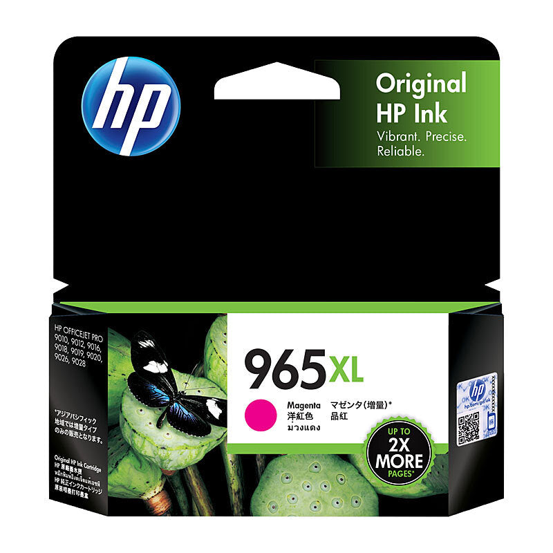 Genuine HP #965XL Magenta Ink 3JA82AA