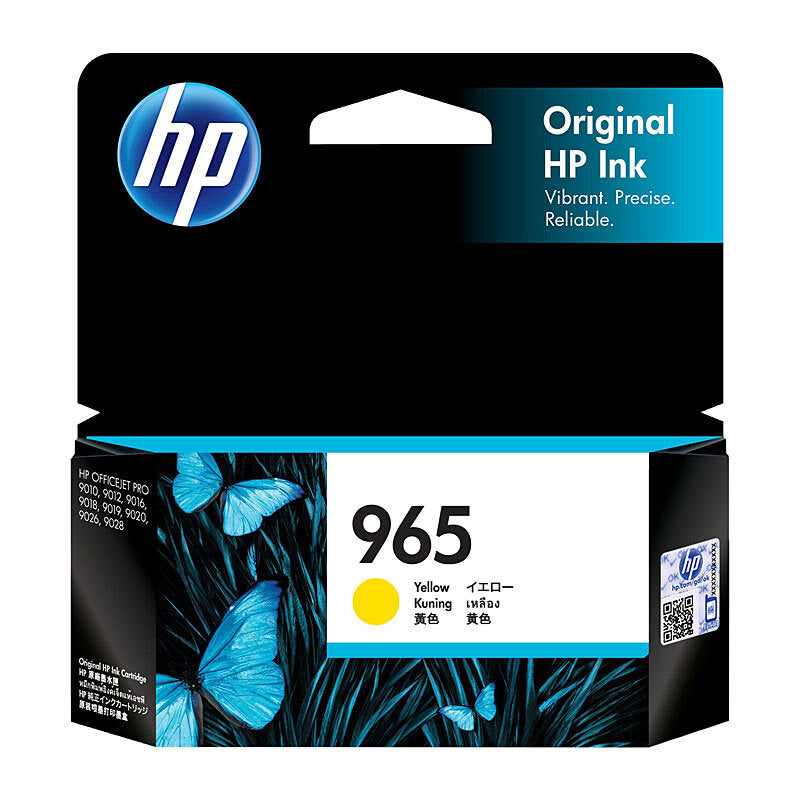 Genuine HP #965 Yellow Ink 3JA79AA