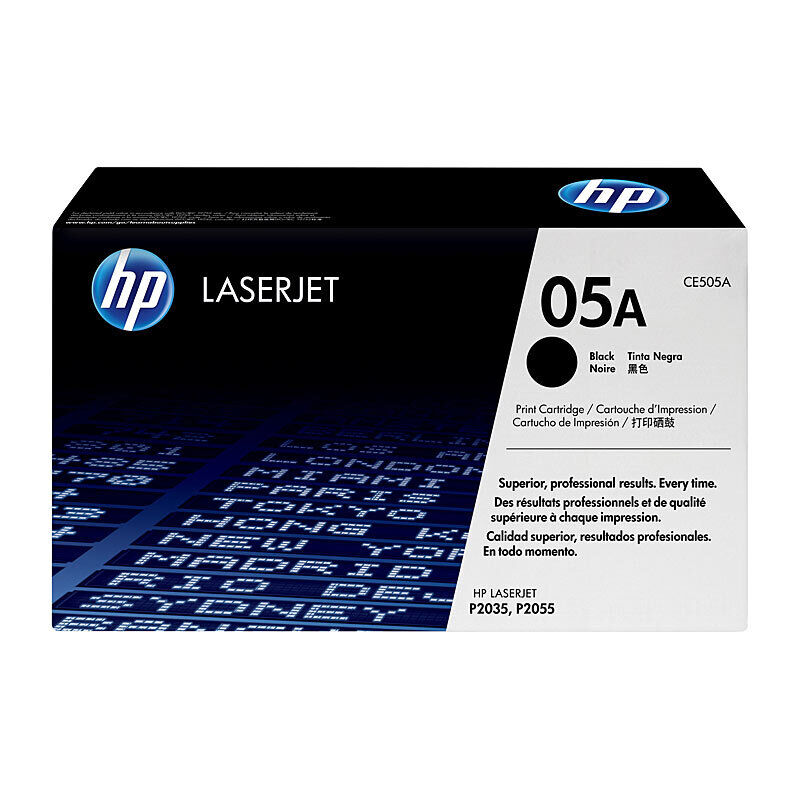 Genuine HP #05A Black Toner CE505A