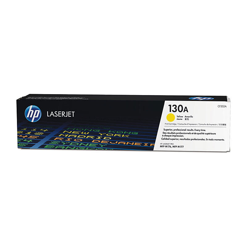 Genuine HP #130A Yellow Toner CF352A