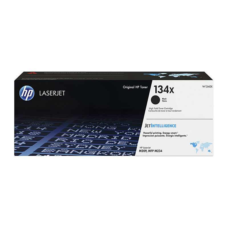 Genuine HP #134X Black Toner W1340X