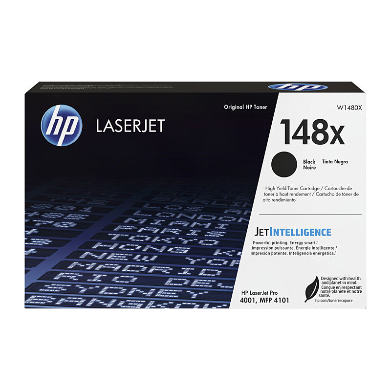 Genuine HP #148X Black Toner W1480X