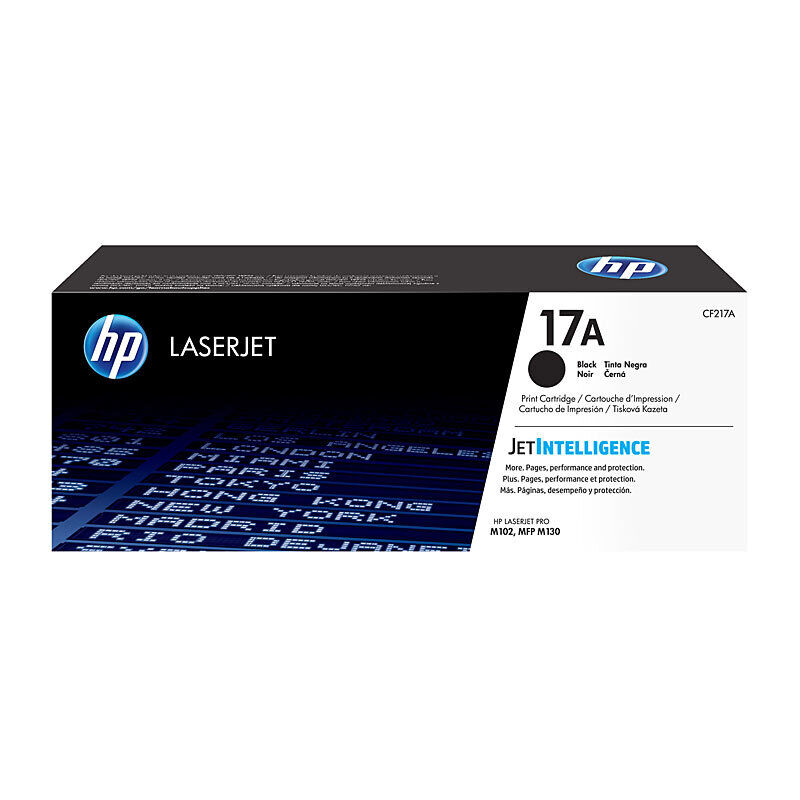 Genuine HP #17A Black Toner CF217A