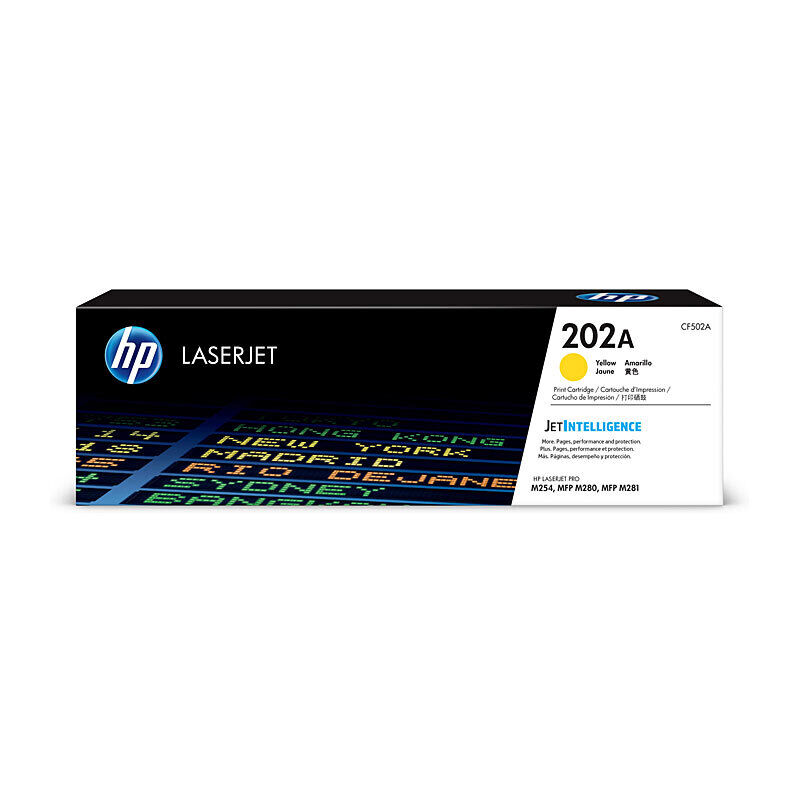 Genuine HP #202A Yell Toner CF502A