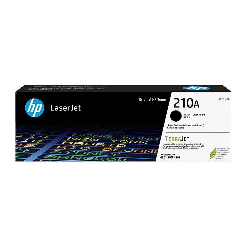 Genuine HP #210A Black Toner W2100A