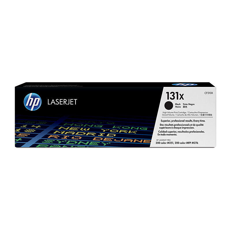 Genuine HP #131X Black Toner CF210X